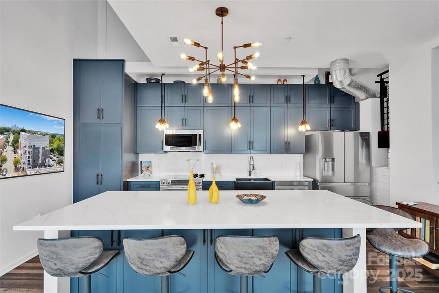 Partnered lender giving 1% toward closing cost! HOA has great reserves, and water and trash are included with HOA dues. Penthouse Loft in the Heart of NoDa!

Located in the iconic Fat City Condos, this condo offers a rare opportunity to own a loft-style residence that blends modern sophistication with the creative spirit of NoDa. This penthouse offers the perfect backdrop for both entertaining and everyday living. The condo captures beautiful afternoon sun and glowing sunset views, creating an inviting atmosphere throughout the day. 

Inside, dramatic floor-to-ceiling windows flood the home with natural light, highlighting soaring ceilings and an open-concept design. The renovated kitchen features an induction cooktop and sleek cabinetry, while smart curtains, upgraded flooring, a Miele washer and dryer, TVs, two Smart Nest Thermostats, and a new HVAC system (2021) add comfort and convenience at every turn.

With two bedrooms and two bathrooms, this penthouse offers flexibility for a private retreat, a home office, or a welcoming guest space. The thoughtful layout balances style and function, creating an inviting backdrop for both everyday living and entertaining.

Beyond the walls, the lifestyle is unmatched. What truly sets this property apart is its connection to the neighborhood. Life at Fat City Condos places you at the center of NoDa’s cultural hub. Just outside your door, explore neighborhood coffee shops, restaurants, breweries, and live music venues. The LYNX Blue Line is nearby, offering direct access to Uptown Charlotte for work, entertainment, and sporting events. The combination of walkability and transit options makes this location both convenient and connected.

This residence is more than a home; it’s a chance to embrace an urban lifestyle where character, design, and location come together. With its rare penthouse status, modern updates, and access to one of Charlotte’s most distinctive neighborhoods, 3123 N Davidson Street #301 is a standout opportunity in today’s market. Schedule your private showing and experience the best of NoDa living from the top.