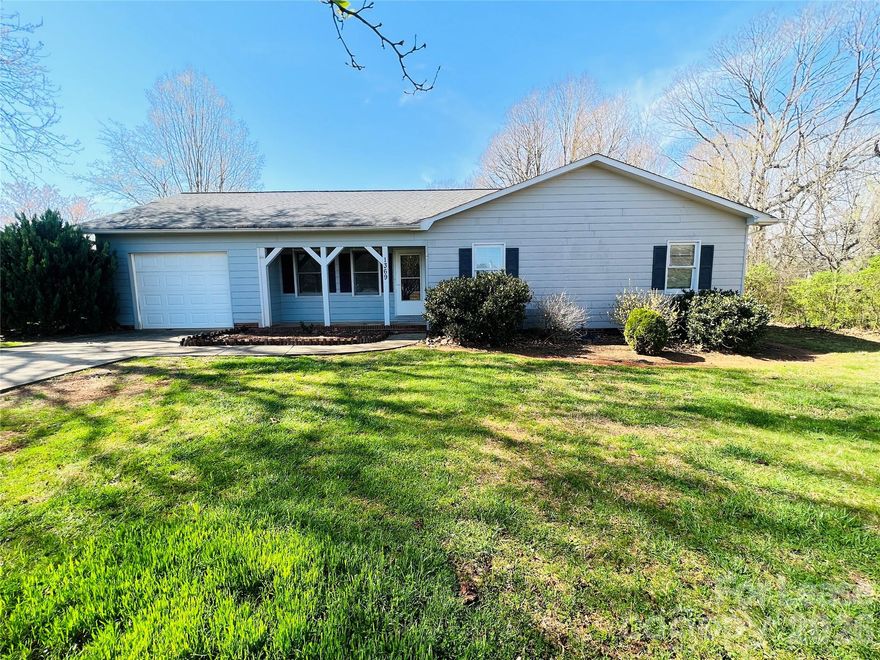 Available June 11th, 2026! Adorable and updated home in the country but still close to everything. This 3 bedroom, 2 bath house has laminate floors throughout (minus tile floors in kitchen and baths). Large living room, nice eat in kitchen. Spacious bedrooms and bathrooms with good closet space. Large 1 car garage with separate door to yard. Refrigerator included. Washer and Dryer hook ups. Huge deck overlooks the flat backyard. Highly desired schools - Balls Creek, Mills Creek and Bandys are close by. 2 miles to Hwy 16 so super convenient to Hickory, Statesville or Charlotte.

The Photos are from prior to the current tenant. A credit and criminal background check are a part of the application process. $75 application fee per adult. Anyone living in the home 18 years or older must submit an application. 2 SMALL pets ok with a $500 pet fee per pet.
If you apply and are approved you will have 48 hours to pay the deposit and sign the lease.