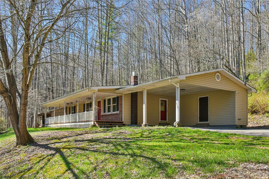 A perfect starter home that is move in ready! This one-level home is the perfect retreat from the hustle and bustle of city life. Nestled in a peaceful wooded setting, you'll enjoy the beauty of nature from your own yard. This home has been updated with a new roof, new appliances, new plumbing and electrical fixtures, new baseboard heaters, freshly painted, and more! For the avid outdoorsman and nature lover, a short drive to Mt Mitchell State Park, Mt Mitchell Golf Club, multiple campgrounds, South Toe River, and the Blue Ridge Parkway. This home is in close proximity to downtown Burnsville, 15 minutes, for all your shopping and restaurant needs and right around the corner is the Celo Community.