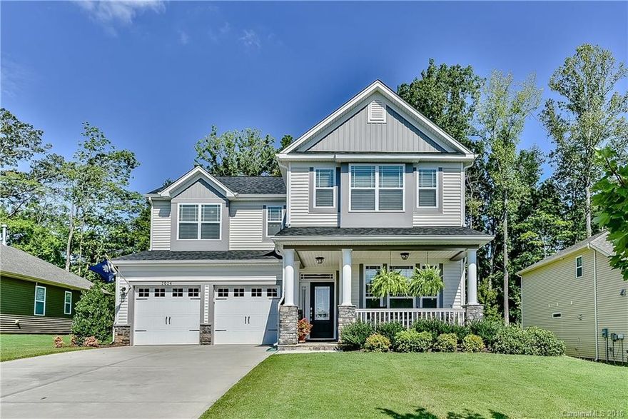 5BR/3BA with guest suite/office on main. Pristine interior designer showcase. Open free-flowing interior spaces. Built-in speakers throughout. Granite chef's kitch undercabinet lighting. Luxury MBR retreat. Detailed for comfort. Wonderful outdoor space. Classic covered Southern prch. Exterior stone detailing. Relaxing patio w/ backyrd speakers backs to wooded privacy. Vibrant neighborhood. Convenient to shops & schools. 1m to Publix. 7m Waxhaw. 24m Uptown Chlt. 10m I-485/Stonecrest/Ballantyne.