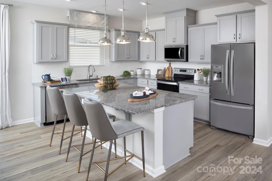 Brand New Townhome...Only 7 minutes to Downtown Kannapolis & just minutes to I-85...Location, Location, Location! This popular End Unit Amira design features 3 bedrooms; loft; 2.5 baths, and a one car attached garage. Tons of natural light and windows enhances the open first floor. Enhanced Vinyl Plank flooring throughout first floor; gorgeous quartz countertops in kitchen and both full baths. Available for a November 2024 Closing!