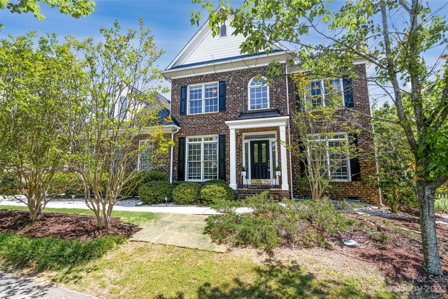 Rare gem in Lake Shore on beautiful Tega Cay peninsula along Lake Wylie! Rural feel lifestyle with walking distance to Lake Wylie, beachfront parks, walking trails, golf courses, community pool, playgrounds and much more. Open floor plan. Wood flooring and fresh paint throughout the house. Oversized owner's suite on main level with upgraded bathroom and walk in closet.  Kitchen with blue cabinets, brand-new cooktop & dishwasher.  Great room with fireplace, Office/study room and formal dining room on main level with lots of natural lights. Spacious four bedrooms, two full baths and an additional bonus room on 2nd level. Large bonus room is perfect to use as a media room or playroom for the family.  Huge, screened back porch for outdoor living. Fenced private & beautiful backyard with in ground irrigation & newly installed French drain. Spacious 2-car garage with new epoxy flooring. No HOA fees. Close to shopping, restaurants, I-77 and easy to commute to Charlotte. Great schools!