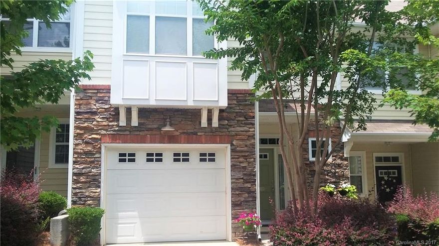 Move-in ready, no rental townhome in highly desirable quiet community with Ft. Mill schools. Beautiful and well-kept by original owner with open, inviting floor plan.  Great layout with gorgeous kitchen and integrated breakfast bar.  Enjoy the fresh outdoors from the screened in porch overlooking wooded area. Walk to Pleasant Knoll Elem & Mid Schools. Refrigerator, TV, Window Treatments, Washer/Dryer and not conveying with sale, but available for purchase.  Window blinds ARE conveying with sale.