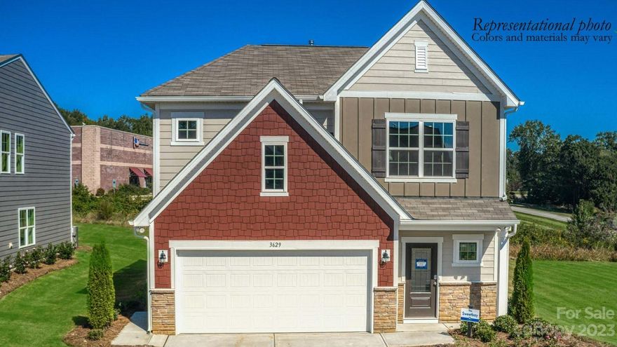 August move in! You'll feel right at home in our popular Sweetbay model. Primary bedroom on main level, open kitchen to family room plan, huge island with seating too! The kitchen features modern touches like expresso cabinets and 3 cm granite counters, large single bowl sink and sleek EVP flooring throughout first floor and on stairs to second level. Second floor features an oversized loft/bonus space ideal for a second tv or gathering room. Bedrooms are generous and include walk in closets too! Neighborhood amenities include outdoor pool, clubhouse, fitness center, walking trails and more. Located just a mile from downtown Mooresville with restaurants, shopping, boutiques and various businesses. 25 minutes to uptown Charlotte and about 28 min. to Charlotte Douglas Airport. Assigned to Mooresville Graded School District!