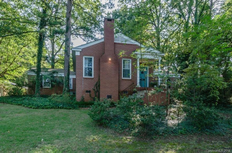 Charming all brick ranch home in desirable Fewell Park in Rock Hill. One block from Winthrop University. 2222 sf home has tons of potential on 1/2 acre with private fenced back yard. Car port has large work shop. 3 bedrooms, 1 1/2 bath has space to convert for additional bath and bedroom. Hardwood floors throughout.  Open floor plan with built ins. Walking distance to restaurants, drug stores, Winthrop, churches, bank and park.