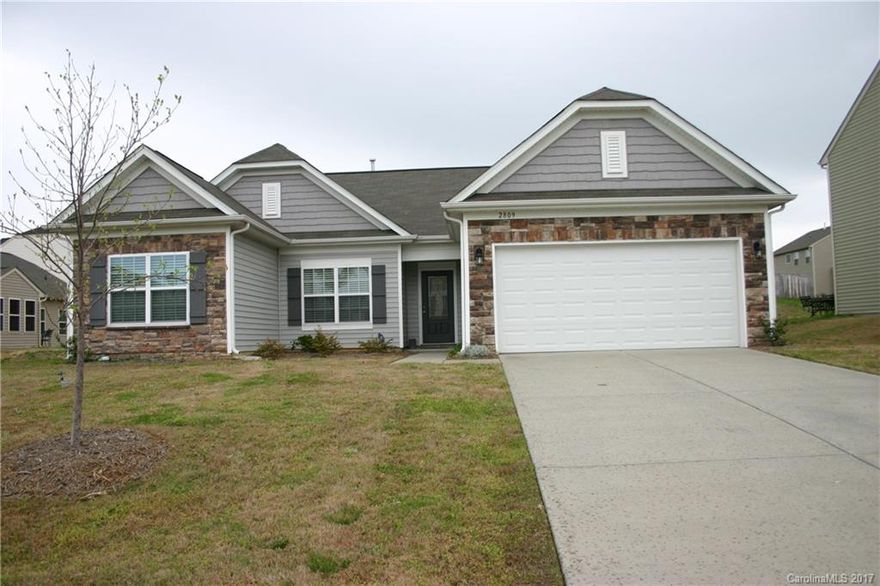 Hard to find Ranch with 3 Bedrooms/2 Baths.  Great Room with Fireplace/Gas Logs.  Kitchen with Eat-In-Area opens to the Great Room. Pendant and Recessed Lighting in the Kitchen.  Granite Counter Tops.  Microwave.  Gas Stove/Oven. Huge Master Suite - Walk In Closet, Garden Tub, Separate shower, Dual Sink Vanity.  Sunroom. Split Bedroom Plan.  Beautifully Landscaped Yard.  Patio.  Fresh Paint.