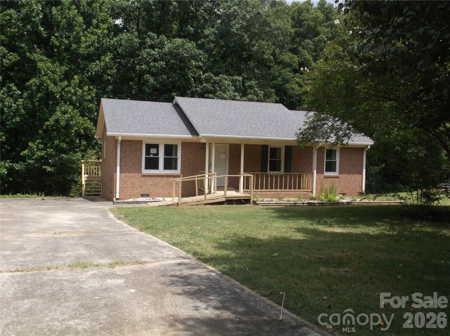 Charming full brick ranch situated on a large private cul-de-sac lot. Features include hardwood floors in the family room, hallway, and primary suite, plus a spacious eat-in kitchen with abundant cabinet space. The oversized detached 2-car garage offers excellent potential for a workshop, hobby space, or additional storage. Enjoy the privacy and outdoor space this property has to offer while still being convenient to nearby amenities.