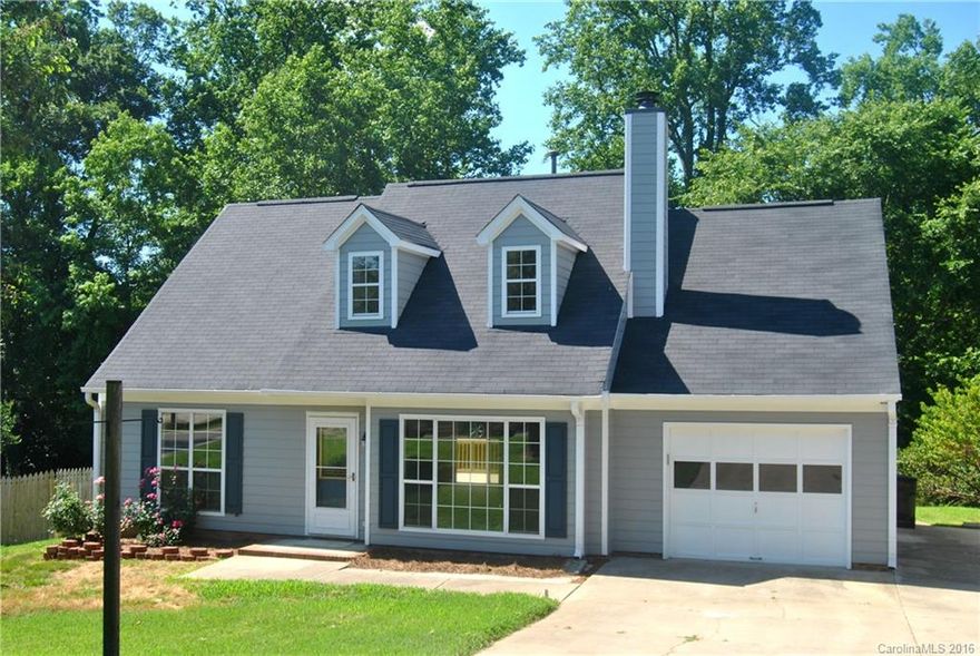 This 4 bed 2.5 bath home is in a great location that is convenient to downtown Mooresville, dining, shopping, and I-77. Award winning schools! Beautiful open family room with gas fireplace and tons of natural lighting. Master on main with walk-in closet and spacious en suite bath that features dual vanities. Huge deck, perfect for grilling and entertaining! Large back yard with storage building. Home is USDA eligible- 100% financing. Move-in Ready!!