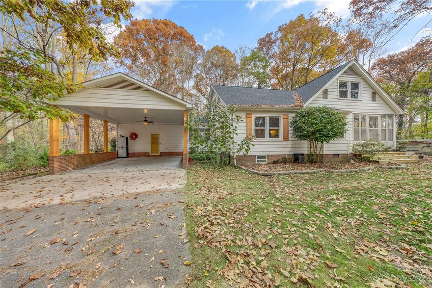 Built in 1953 farmhouse home sits on wood lot that is almost 3.5 ACRES located on a top of a private wooded driveway. Beautiful Hardwood trees surround this property. Kitchen has been updated with SS appliances that  convey granite counter tops ,tons of storage. Large laundry room has washer and dryer that convey just off the kitchen with utility room for additional storage. Main floor has hardwoods throughout. Sun room just off the family room to enjoy your morning peace and quiet. Upstairs are two bedrooms, and bonus loft.
Large detached garage can be used as wood working ,animal care. Current owners have animal pens that they rescued live stock.Bedrooms on second floor are under 7 feet in height including bonus room and bathroom. 

Additional features REPLACEMENT WINDOWS 2019.ROOF REPLACED ON MAIN HOME 2021. Newer Well in last 7 years.