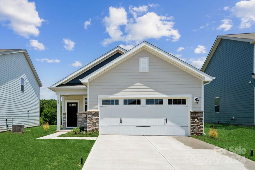 Ask me about our Incentives!

Discover the Balsam Ranch home at Asbury Ridge, a beautifully crafted one and a half home. The open-concept great room seamlessly connects the living room, dining area, and kitchen boasting a functional island and dedicated pantry. For privacy, the owner’s suite is separated from the other bedrooms by its spacious walk-in closet and on-suite bathroom complete with a dual-sink vanity. Additional highlights include a full laundry room, a convenient 2-bay garage, and a patio perfect for relaxation. Exterior of home is 4 sides fiber cement board with brick or stone accent.