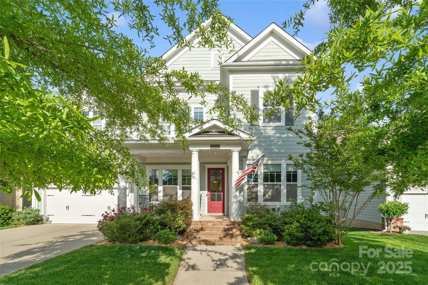 Welcome to this stunning & expansive John Wieland built 6 bed/5 bath home that offers room for everyone! Thoughtfully designed w/ flexibility & function in mind-the finished basement w/kitchenette & full bath offers the perfect set-up for multigenerational living or an entertainer's dream! This warm & inviting home w/ hardwood floors throughout the main level & features a first-floor guest suite. The gourmet kitchen features new GE Profile kitchen appliances, gas cooktop, large center island, & dining area overlooking the beautiful backyard. Four bedrooms upstairs, including the expansive primary suite w/beautiful hardwood floors & walk-in closet. Enjoy outdoor living on the screened porch, deck or patio, w/ plenty of room for entertaining or play. This home truly has it all; space, function, & style; conveniently located near Baxter Village & easy access to I-77. This desirable community has a pool, clubhouse, playground, pond w/ dock & walking trails. This stunning home is "The One!"