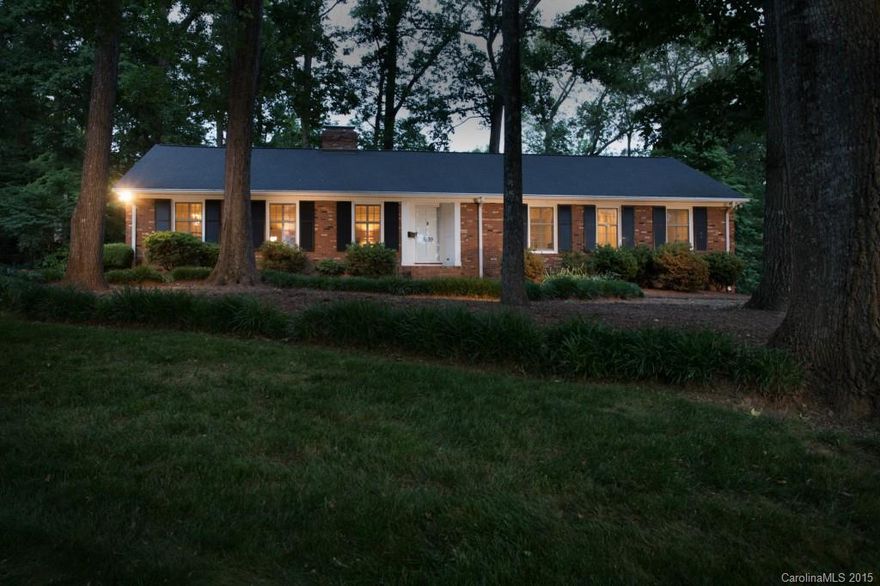 WONDERFUL..RANCH....LOCATION..HOME WITH GARAGE...This home although it's not fully updated is full of GREAT FEATURES to live in or update if you choose. With the pretty SUNROOM out-back, the MATURE TREES AND PRIVATE FEELING YARD you will be AMAZED. Wait till you see the FLOORS and ATTENTION TO DETAIL. This home has been TRULY CARED FOR....and has 4 BEDROOMS which for a RANCH is a great option. THE GREAT ROOM is SPACIOUS AND has a nice welcoming FIREPLACE, GREAT FLOW...GREAT LOCATION