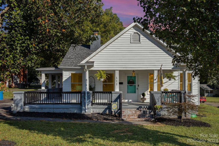 Welcome to your new place, just a hop away from downtown Stanley! The classic rocking chair front porch is perfect for kicking back. This 1940s home is flooded with natural light, showing off its unique character. Step inside, and you'll find a roomy living area with that timeless charm. Upstairs, there's a spacious bonus room that's just waiting for your personal touch. Come check it out! Schedule a showing today and make this cozy gem yours!
