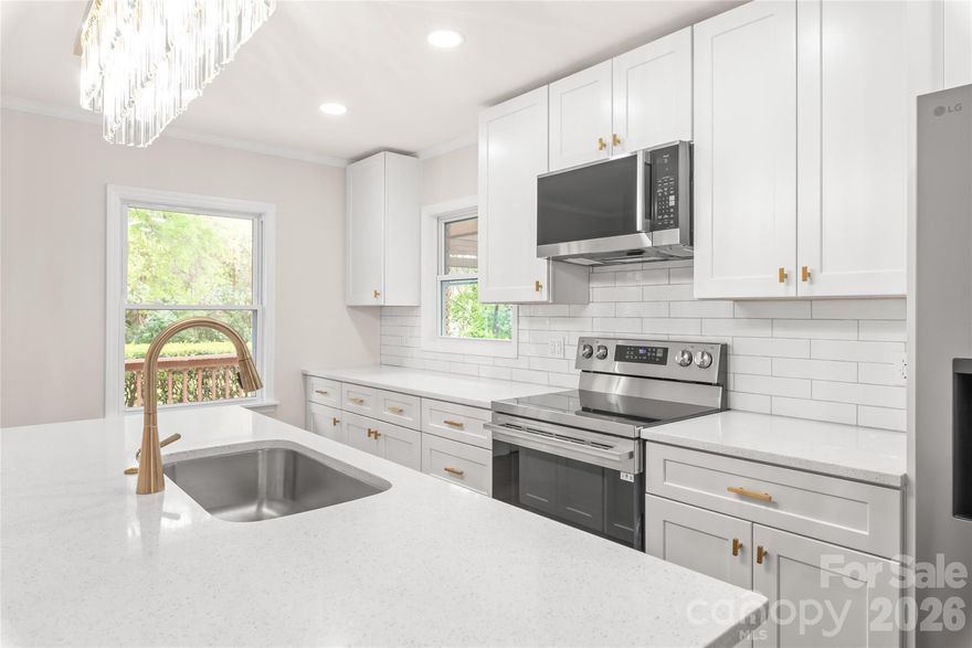 Welcome to this beautifully remodeled, move-in-ready home featuring 4 bedrooms and 2 full bathrooms—all on one level. Enjoy new hardwood floors throughout and a bright, open layout filled with natural light.
The updated kitchen boasts new appliances, quartz countertops, and plenty of cabinet space—perfect for everyday living and entertaining. A versatile bonus room off the kitchen offers the ideal space for a sunroom, office, or game room. Situated on over half an acre, the flat backyard includes a large deck for entertaining and a storage shed for added convenience. A long driveway provides plenty of parking for multiple vehicles—with no HOA.