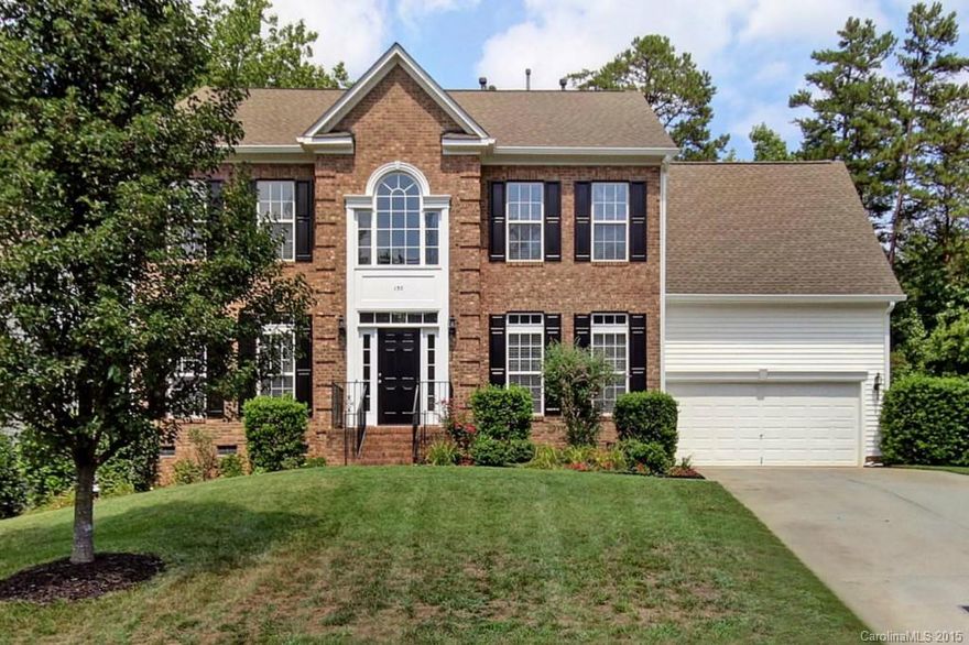 Fantastic opportunity in TOP RATED Mooresville Graded School district community with pool & tennis amenities.   This desirable floor plan features 4 bedrooms/2.5 bath with formal living, dining, office and bonus room.  Gourmet kitchen with professional Viking gas cook top and double wall oven, granite counters, SS appliances and tile backsplash.  Master bedroom with 2 large walk in closets and bath w/dual vanities.  Surround sound inside and out, fenced yard.