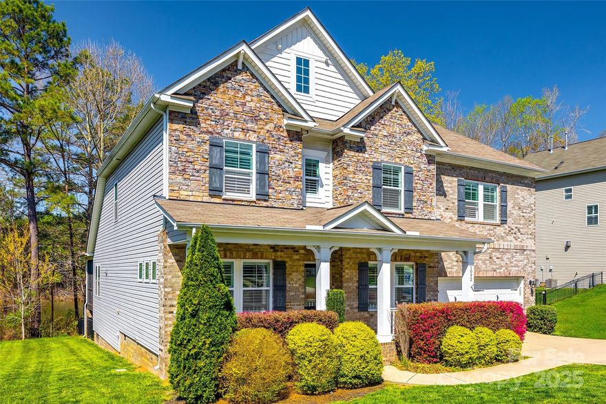 Step inside this stunning 5-bedroom, 3.5-bath home with exquisite finishes and plenty of space for everyone! Featuring coffered ceilings, plantation shutters, beautiful granite countertops with large kitchen island, and a spacious primary suite conveniently located on the main floor. This home also offers a formal dining room, a dedicated office space with french doors, and a loft area for added versatility. Enjoy the bonus room, perfect for a media room, home gym or 6th bedroom. Relax and entertain on the screened porch overlooking a glistening pond view on a beautiful evening or by the built in fire pit on the paver patio. yard is equipped with an Irrigation System. 

Freshly painted with new carpet throughout the second level, this home is move-in ready and ideal for comfortable living and entertaining.
This neighborhood offers an abundance of amenities with a community pool, walking trails, pickle ball court, tennis court and clubhouse with a kitchen for entertaining.