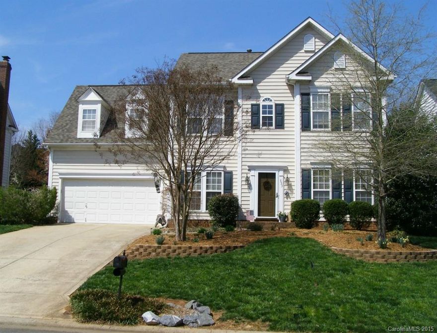 A MUST SEE! Wonderfully updated home w/ granite, tile, new fixtures, lighting & much more. Tastefully decorated w/warm color palette. Attractive wood laminate flooring in foyer, formals, Family Rm & 2 BRs. Vaulted Sun Rm. Kitchen/Brk open to Family Rm with  FP. Master Suite w/dual sink vanity, jetted tub, WIC. Huge 4th BR or Bonus w/desk nooks under dormer windows. Convenient 2nd floor Laundry. New Roof 2011. Relax outdoors - rear patio & deck surrounded by lush landscaping is the perfect spot!