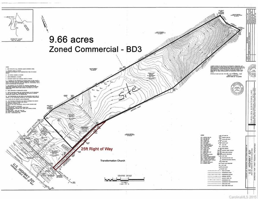 Prime location!!! 9.66 ac. Zoned B3 - Commercial.