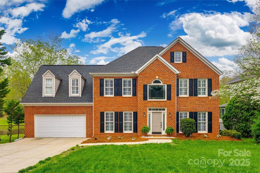 Welcome to 2515 Barrington Court, Rock Hill, SC – a beautifully updated 4-bedroom, 2.5-bath home that blends timeless charm with modern comfort. Located in a desirable neighborhood, this well-maintained property offers great curb appeal and overlooks a tranquil neighborhood pond. Inside, you’ll love the kitchen with granite countertops, stainless steel appliances, a gas range, and elegant tile flooring. The main level features rich hardwoods and custom window treatments throughout. Upstairs you'll find four bedrooms, including a spacious primary suite with tray ceiling and sitting area. Enjoy peaceful views, stylish finishes, and a functional layout perfect for everyday living. Move-in ready and full of character, this home is ready for its next chapter. Schedule your private tour today and fall in love with everything 2515 Barrington Court has to offer!