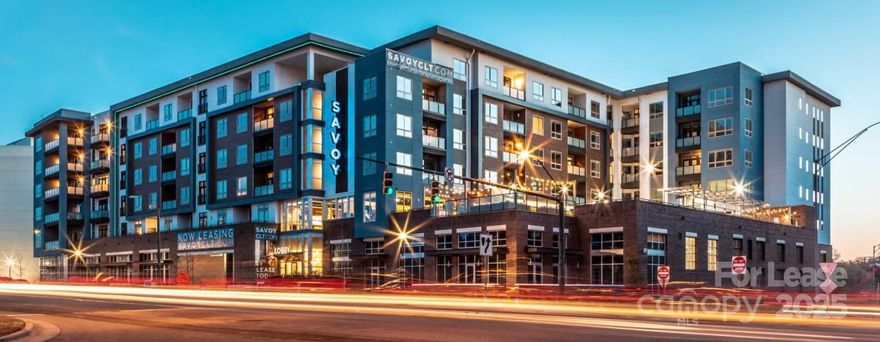15 month lease. Currently offering 8 weeks free! Prices, promotions, and availability are subject to change. Multiple floor plans available. Days on market accrued is not specific to current plan listed.  Savoy isn’t just where you live—it’s how you live. Perfectly placed in Uptown Charlotte with seamless access to South End, our Charlotte, NC Uptown apartments are designed for those who crave connection, culture, and comfort. Inside, you’ll find studio, one-, and two-bedroom floor plans filled with natural light and finishes that feel custom. Outside, resort-style spaces invite you to unwind, recharge, and entertain—from the saltwater pool to the bocce courtyard under city lights.