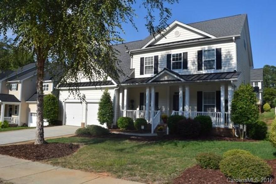 Immaculate home in Millwood Plantation! Tons of living space, formal dining and living room, 2 story great room! Awesome granite kitchen with stainless appliances, and breakfast area opens to deck. Master on main floor!  Five spacious BR, four large bathrooms, bonus/bed and flex room! Very neat home w/ three floors and fully finished basement! Full irrigation,  multi-system & split-zone HVAC, surround sound, and security system wired.  Dining, shopping, and splash pool within walking distance!