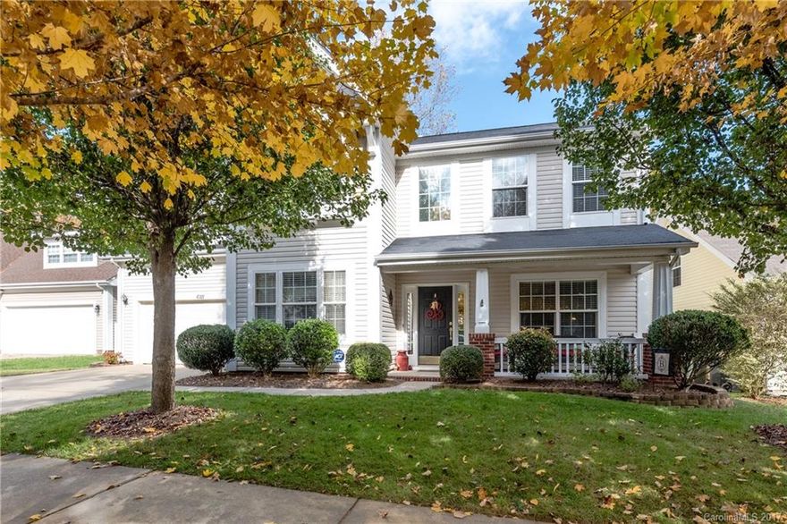 Huge home with 2 car garage attached. Welcoming front porch. Formal dining room. Office could be formal living room. Open kitchen and great room. Large bedrooms. Huge bonus. Excellent neighborhood pool within walking distance. Convenient to Huntersville, Denver and Charlotte. Flat lot with large rear yard.