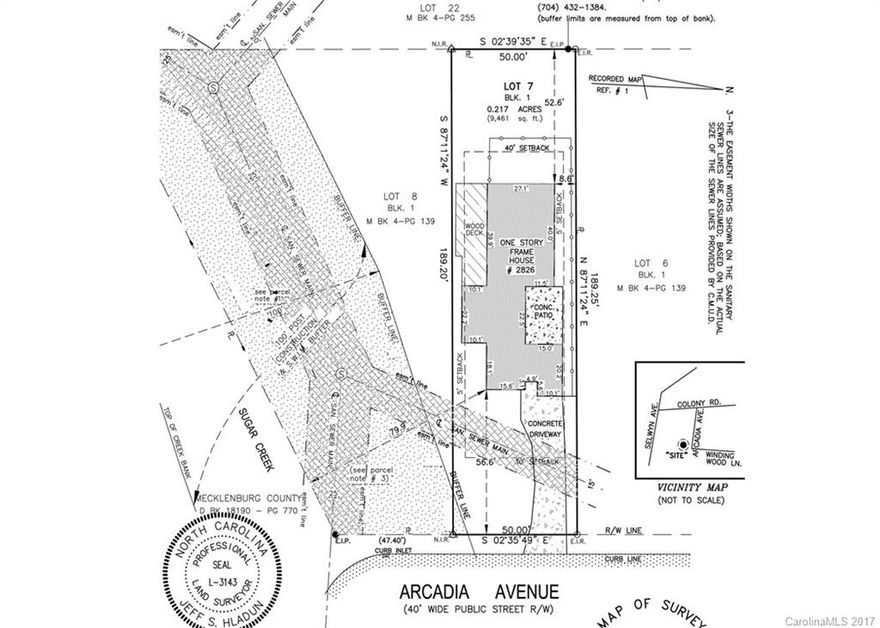 Unbelievable opportunity to build with Halley Douglas on a private lot in Myers Park! This unique site is near the Briar Creek Greenway, the Myers Park/A.G./Selwyn campus, and the restaurants/shops at Selwyn/Colony. Builder will work with buyer and designer to develop plans; builder has working relationships with several great local options including Frank Smith Residential Design, Cluck Design Collaborative and Robert Foster.