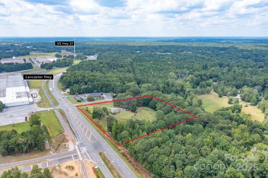 This commercial-zoned 5.235 acre corner lot offers exceptional visibility and access in a fast-growing area of Fort Lawn, adjacent to the new E.&J. Gallo Winery site. With approximately 440 ft of frontage on Hawthorne Road and 420 ft of frontage on Hwy 9/Lancaster Highway, this property is positioned perfectly for high exposure and steady traffic flow.
Its corner placement and generous acreage make it ideal for a wide range of uses, including office space, service businesses, and more.
If you're looking for a prime location to grow your business in one of the region’s most up-and-coming corridors, don’t miss this opportunity.