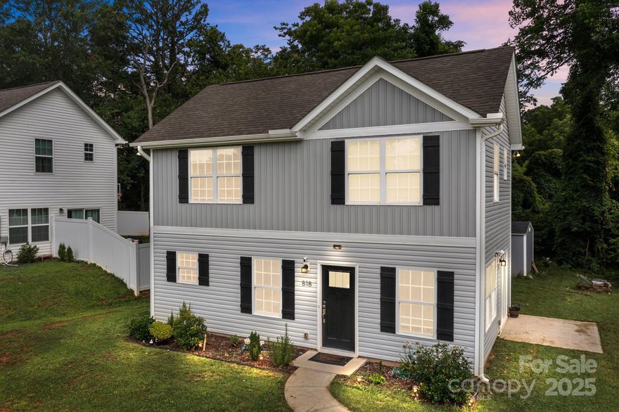 Charming 3BD/2.5BA Home in Bessemer City – No HOA!   This 3BD/2.5BA two-story home is perfect for first-time buyers or investors! With its open floor plan and durable 12M LVP flooring throughout, it’s made for easy, low-maintenance living. The kitchen shines with white shaker cabinets, soft-close drawers, granite countertops, and stainless steel appliances—everything you need to cook or entertain in style.

Bathrooms feature granite vanities, comfort-height toilets, and clean modern finishes. Thoughtful details like two-panel interior doors, picture-frame window trim, and flush mount lighting add a polished touch throughout.

Step outside to a side deck perfect for grilling, plus a large double concrete driveway for extra parking. Architectural shingles and vinyl siding keep upkeep simple. All this just minutes from downtown Bessemer City and the interstate—plus no HOA!