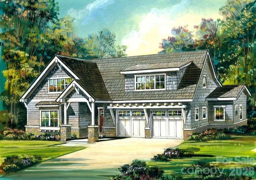 Discover Ashecroft, a premier new home community in beautiful Asheville! Nestled in a serene wooded setting, yet minutes from shopping, dining, and everyday conveniences. Ashecroft offers a variety of thoughtfully designed floor plans, all with the primary suite and garage on the main level for comfort and convenience. Each home blends timeless craftsmanship with modern comfort, featuring site-finished oak floors on the main level, Silestone quartz or granite counters, Pella windows and doors, 9-foot ceilings, and a cozy gas fireplace. The MacBride floor plan is designed to accommodate many lifestyles, and includes a covered porch for optimal outdoor living. Enjoy preserved common green space that protects views and enhances the sense of privacy. Here, you can choose a home you’ll love now, and for years to come.