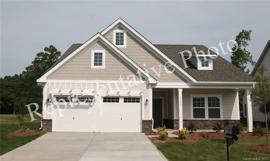 Arguably one of the best lots in the community directly on the course in a cul-de-sac.  This 1 Story is the most popular for this builder and provides the features most desire in a ranch.  Highlights include Formal & Casual Dining areas, Butler Pantry with Walk-In Food Storage, Master Sitting Area, Second Level Bonus Room w/Full Bath & a Screened Porch for enjoying the sights & sounds of the course.  Nicely appointed with upgrades expected in a new home.  HOA includes pool & tennis membership.