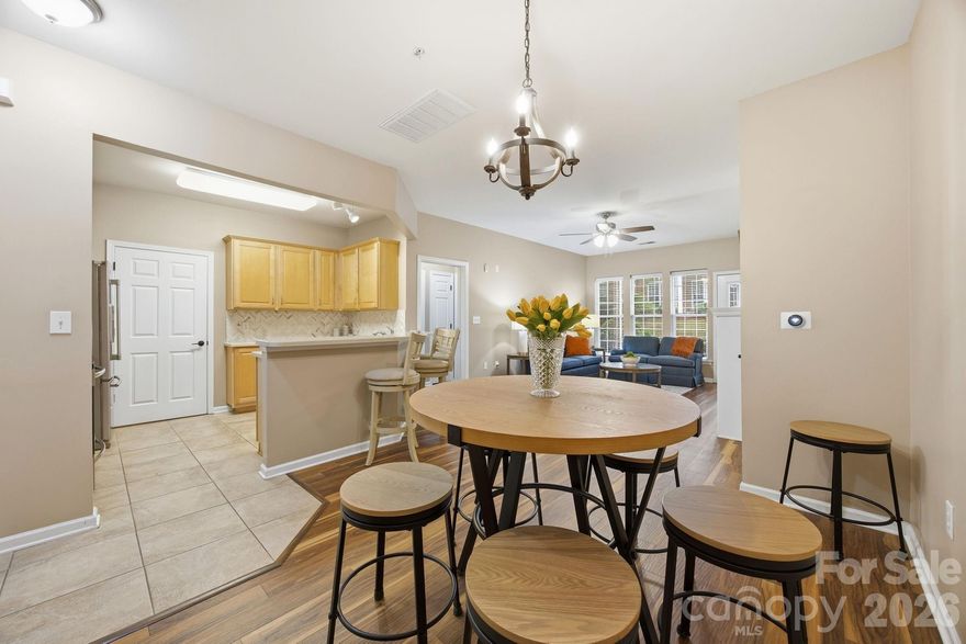 Are you ready to call Ballantyne home? Welcome to the private, gated community of Belle Vista—perfectly positioned in one of Charlotte’s most sought-after areas.
This beautifully updated 2-bedroom, 2-bath ground-level unit offers both convenience and comfort—no elevators to wait on, just easy access in and out. The open floor plan with split bedrooms provides the ideal balance of space and privacy.
Enjoy stylish upgrades throughout, including new LVP flooring, updated lighting, stainless steel appliances, and a stunningly renovated primary bathroom. A true laundry room adds valuable storage and functionality.
Step outside to your private patio—perfect for morning coffee or unwinding in the evening. You’re just a short stroll to Ballantyne Village, where shopping, dining, and everyday conveniences are right at your fingertips.
The community offers exceptional amenities including a clubhouse, pool, walking trails, sidewalks, and ample parking. With easy access to Interstate 485, Novant Health facilities, and top-rated schools, the location truly can’t be beat.
Plus, enjoy the vibrant energy of The Bowl at Ballantyne—featuring live music, pop-up festivals, breweries, and some of Charlotte’s best dining.
Experience the Ballantyne lifestyle—without the hefty price tag.
14321 San Paolo is located in building 5 “Sorrento”.