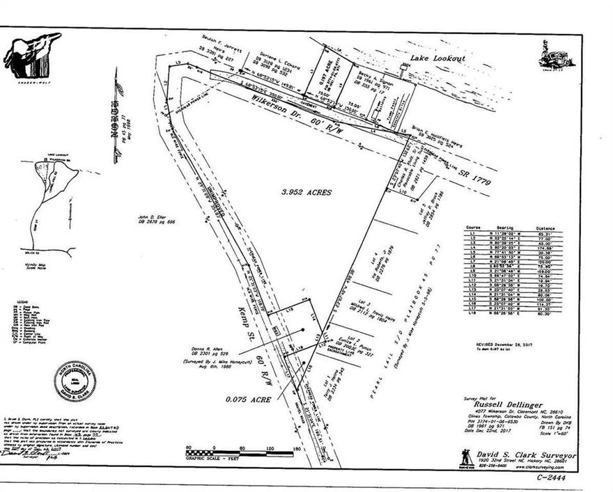 QUICK SALE. 2 PARCELS, ONE .20 IS LAKEFRONT. THE OTHER 3.1 ACRES ARE ACROSS THE STREET.