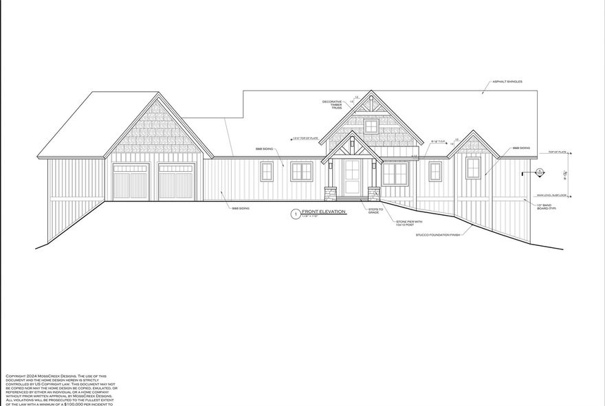 Proposed construction (subject to HOA approval) by award-winning Red Tree Builders in one of Asheville’s most sought-after locations. Thoughtfully designed with modern mountain style & luxury finishes throughout, this 3BR/3.5BA home offers 3,549 sq ft of light-filled living space. The main level features a stunning open floor plan with soaring ceilings, a gourmet kitchen, & seamless indoor-outdoor flow to covered porches—perfect for entertaining & relaxing. The spacious primary suite is a true retreat with spa-inspired bath & generous walk-in closet. The lower level provides additional living space with two guest suites, a home gym & access to outdoor living areas surrounded by natural beauty. Located on 44 Samuel Ashe Drive, this home offers privacy & tranquility while being minutes from downtown Asheville, the Blue Ridge Parkway, & endless outdoor adventure. Don’t miss this rare opportunity to own a custom home in this exclusive mountain community. Schedule your private tour today!