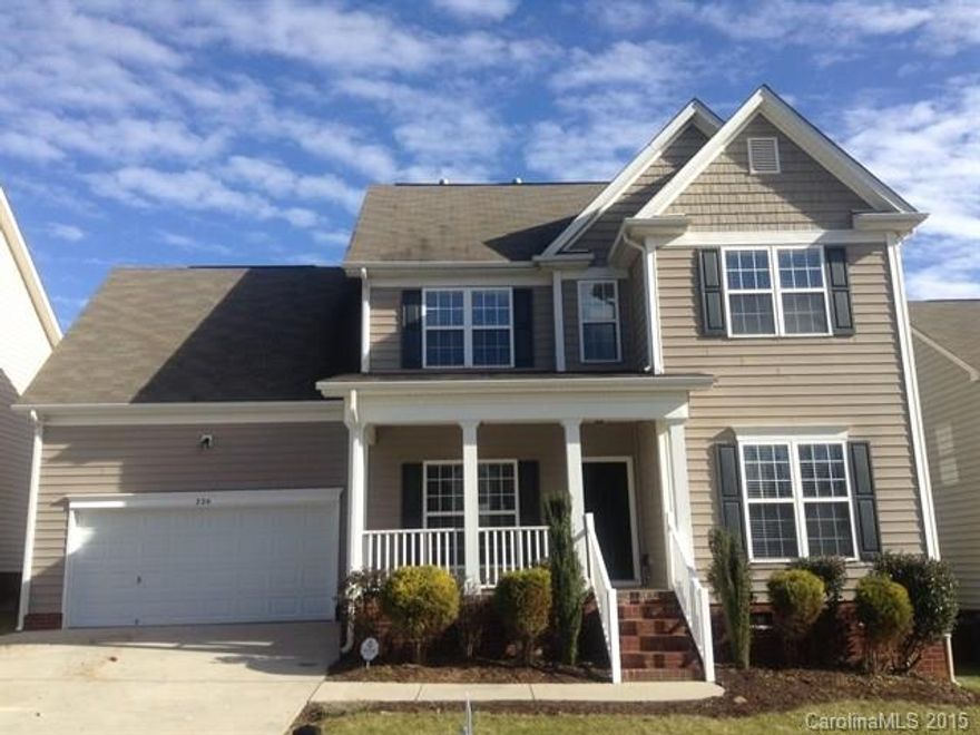 This 2,457 sq. ft. 2 story home has 4 bedrooms, bonus room, den/library and 2.5 bathrooms. It features an open floor plan, vaulted ceilings and hard wood flooring. The kitchen has a breakfast bar and a pantry. The master suite has a walk in closet and the master bath has dual sinks, an over sized tub and separate shower. Enjoy entertaining indoors near the cozy fireplace, or outside on the rear deck. The backyard is fenced, perfect for pet owners! This home is move in ready!