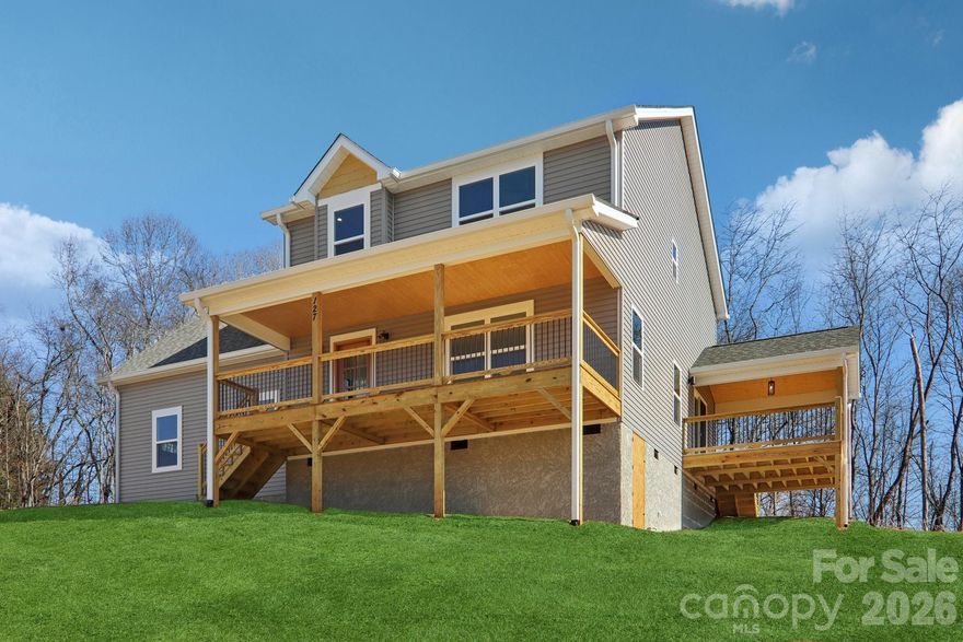 Beautiful New Neighborhood in Candler.  Granite, Hardwood and tile in primary suite. Must see views in subdivision.