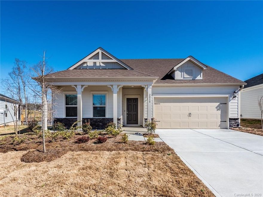 Brand NEW energy-efficient home ready NOW! Enjoy happy hour in your screened in back patio. Spacious ranch home with wide entry hall opening to large kitchen with island and great room! 2nd story has a bedroom, full bath and bonus room for relaxing and having movie night with the family.  Beautiful master suit with attached luxury bath make the Grayson one of our very popular plans. Mud room w hall half bath is adjacent to the flex room/home office making for a very private work space. Canopy Creek is located near Lake Norman in the charming town of Denver and is only 20 minutes from downtown Charlotte. You can enjoy the community pool and relax knowing your lawn maintenance is taken care of for you. Our homes have many energy-efficient features that help you live a healthier, quieter and cleaner lifestyle while saving thousands of dollars on utility bills.