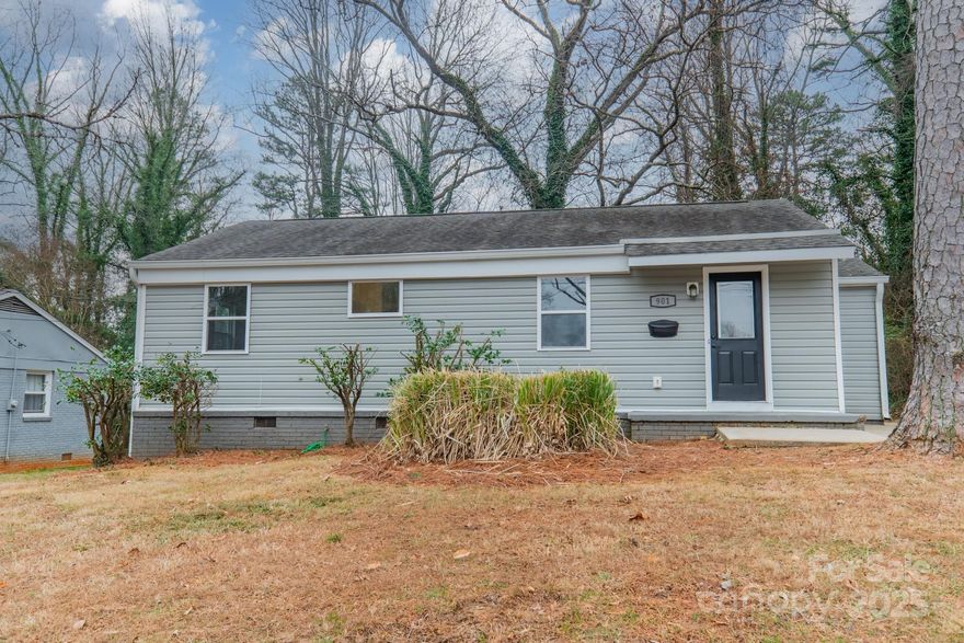 Fantastic opportunity to own a beautifully renovated home in Charlotte's vibrant and upcoming west end. 901 Yellowstone was renovated top to bottom in 2018 including all appliances, bathroom, kitchen, roof, crawlspace repairs, HVAC, insulation and updated electrical and plumbing. Before listing the home it was professionally painted and floors polished. There is nothing to do but move in and start enjoying your new neighborhood. Just a couple doors down you can connect to the greenway. Just around the corner is The Martin Luther King Park for fields, playground equipment and tennis courts. This home has an assumable VA loan with a very low interest rate and may also qualify for special loan programs. Please see attachments for loan programs.