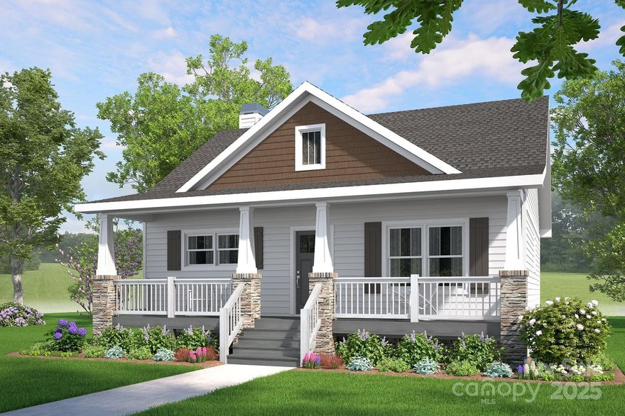 Nestled at approximately 2,900 feet elevation with a western facing view, this vacant 1.1-acre rural lot offers the perfect canvas for a peaceful and secluded getaway.  The Aspen model from BrownHaven Homes is illustrated here, and a thorough site review will be required by the Builder as well as percolation and well testing.  An "all-in" price could be as low as $335,000.  Located about 30 minutes east of I-26 & Chimney Rock Road, you have easy access to shopping, downtown Hendersonville, and the Asheville Airport is just another 10 minutes away.  

Want to build yourself?  Anticipate an approximate $60K expense for installing driveway, lot clearing and septic installation.  Well costs are TBD.