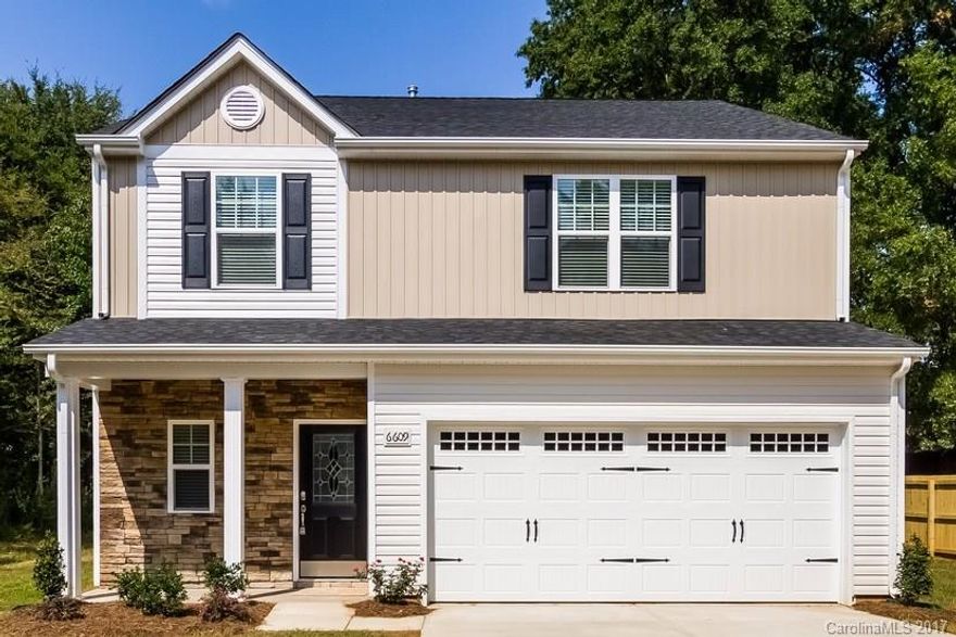 Brand new home! 4 bedroom/ 2.5 bathroom home in Huntersville, NC. Open kitchen with granite countertops, stainless appliance package, and beautifully stained cabinetry. The main level offers wood flooring throughout. Large loft area upstairs as well as a spacious owner's suite with a lovely private bathroom that hosts a walk-in closet.