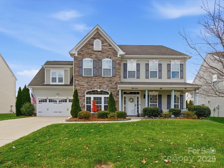 Welcome to this beautifully upgraded Dorsey Hall plan in the highly sought-after Cannon Crossing community — where elegance, comfort, and convenience meet. Offering nearly 3,700 square feet of thoughtfully designed living space, this home perfectly blends modern updates with timeless character.

The main level greets you with rich scraped hardwood floors, crown molding, wainscoting, and fresh paint in many rooms. A formal dining room, private office, and flex room converted to a gym provide both versatility and style. The gourmet kitchen opens to a bright breakfast/sunroom and cozy living area, featuring built-in cabinetry, upgraded finishes, and seamless flow for entertaining and everyday living.

Upstairs, the expansive primary suite offers a peaceful retreat with tray ceiling, dual walk-in closets, and a spa-like ensuite with dual sinks. The large bonus room doubles as a perfect study or creative space, complete with three custom built-in desks for work or learning.

Step outside to experience an incredible outdoor living area that rivals any model home. The new Trex composite raised deck features LED accent lighting and a modern aluminum outdoor louvered pergola with roller blinds on three sides, creating a private lounge for relaxing year-round. The Champion aluminum fenced backyard backs up to open community space and includes a basketball goal—ideal for family fun and gatherings.

Additional highlights include: 

Updated cabinetry and hardware in the half bath

Built-in storage cabinetry in the garage

Community amenities: pool, clubhouse, playground, sidewalks, and green spaces

Perfectly located near Cabarrus County's Cox Mill area, this home offers well rated schools, easy access to shopping, dining, schools, and major highways—just minutes from Concord Mills, I-85, Afton Ridge and Huntersville.