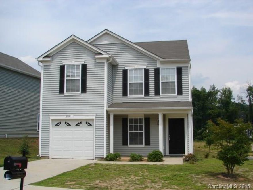 Two-Story Home with Full Front Porch on Corner Lot. New paint & carpet!  Large Eat-In Kitchen with Huge Pantry/Mud Room, Loft Area Upstairs could be Playroom, Office or Den, Sunny Master Bedroom features Master Bath with Walk-In Closet, Convenient Upstairs Laundry, Neutral Colors. Located only a few miles from Downtown Charlotte, I-77, I-85, Shopping & Restaurants!  Available now!