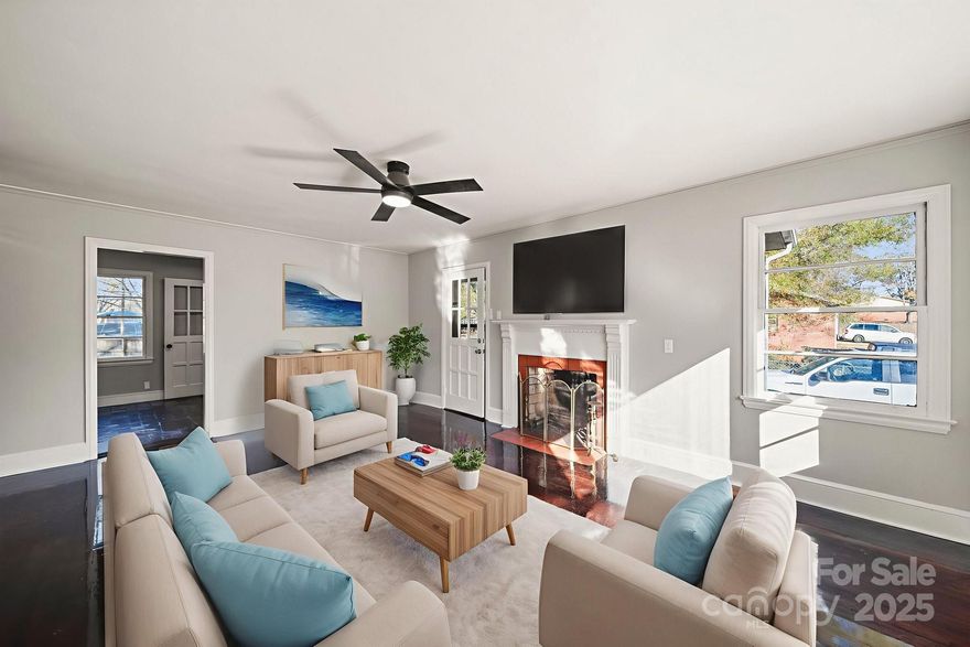 Welcome to this newly remodeled 2-bedroom, 1-bathroom home. Spacious home. Long driveway for plenty of parking. Includes Appliances: Refrigerator, Stove, Washer and Dryer. An outbuilding in the fenced back yard for your enjoyment. MOVE-IN Ready. Come and see it today. Virtual photos with furniture to show the great possibilities.