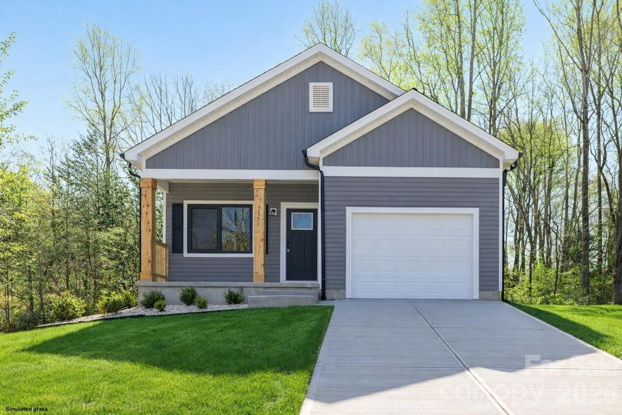 Welcome to this beautifully crafted new construction ranch, perfectly situated at the end of a quiet cul-de-sac for added privacy and minimal traffic. Surrounded by mature trees, this home offers a peaceful, tucked-away setting while still being conveniently located just 25 minutes to Hickory and under 30 minutes to Blowing Rock.
Designed for comfortable one-level living, this 3-bedroom, 2-bath home features a bright and open layout with durable LVP flooring throughout. The kitchen showcases white soft-close cabinetry and a clean, modern design, flowing seamlessly into the main living area—perfect for both everyday living and entertaining. A cozy electric fireplace adds warmth and charm to the space.
The primary suite provides a relaxing retreat with a private bath and spacious walk-in closet. Step outside to enjoy the quiet surroundings and natural beauty, offering the perfect backdrop for relaxing or hosting guests.
Built with quality craftsmanship and thoughtful design, this move-in ready home also includes a 1-year builder’s warranty, with optional extended coverage available for added peace of mind.