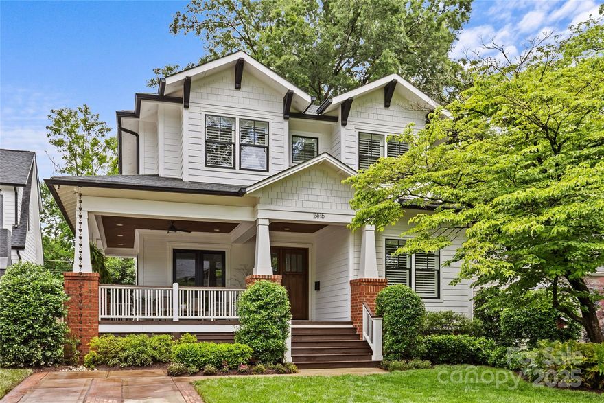 Stunning 5-bedroom craftsman-style home filled with stylish design and modern finishes throughout in sought-after Chantilly! Designed with hosting in mind, the main level has great flow including a gorgeous dining room that opens onto the front porch for indoor/outdoor entertaining. The timeless kitchen features classic white cabinetry, quartz countertops, a butcher block-clad island, and a butler's pantry ready for guests. The open concept living room creates a casual gathering space centered around a cozy fireplace. With flex spaces off the living room and at the top of the stairs in the loft, you have endless possibilities! Upstairs are spacious secondary bedrooms that share a full bathroom and an inviting primary suite with walk-in closets and an en-suite bathroom that is a true retreat. The party continues out back with a porch that opens onto the fenced backyard complete with a putting green! Plus, home has convenient alley access and is just steps from the Ecological Sanctuary.