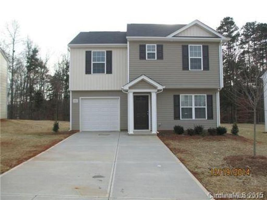 Brand New Four Bedroom Home in N.W Charlotte! Large open floor plan with plenty of natural light throughout! Great room open to the large kitchen with breakfast bar, eat in area and a pantry! All four bedrooms are located upstairs, large master suite with walk in closet. The secondary bedrooms are spacious with ample closet space
