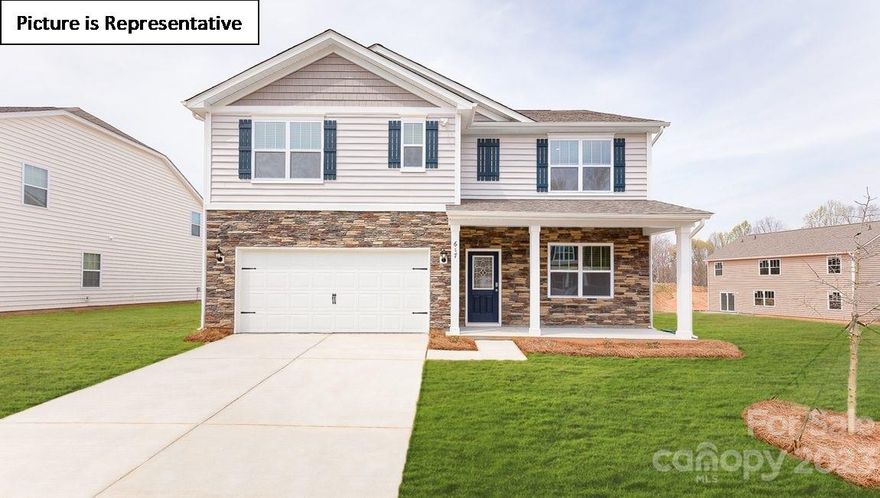 Brand new community in the beautiful town of Locust.  Crossroads is located off of Albemarle Road, only 28 miles from uptown Charlotte.  This home is an incredible value with all the benefits of new construction and a 10 yr. Home Warranty! Home is Connected package includes programmable thermostat, Z-Wave door lock and wireless switch, touchscreen control device, automation platform, video doorbell, and Amazon Echo Show and Echo Dot.  The Hayden plan features a main level office and guest bedroom, plus four spacious bedrooms upstairs. This open floor plan concept is great for entertaining. There is no shortage of storage space all throughout the home. All home features are subject to change without notice. Please ask agent for details!