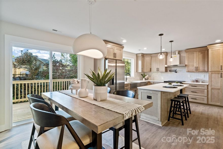 Fully renovated in 2025, this stunning Tega Cay home blends modern luxury and lakeside living. Located on a quiet cul-de-sac in the Fort Mill School District, it offers beautiful Lake Wylie views and a bright, open layout filled with natural light. Inside, enjoy new flooring, windows, and finishes throughout. The all-new chef’s kitchen features quartz countertops, a large island, and premium appliances. Bathrooms are fully updated, and a new secondary entry adds flexibility for guests or multi-generational living. Every major system—HVAC, plumbing, electrical, insulation, roof—is updated for comfort and efficiency. Outside, you’ll find new decks, landscaping, and enhanced curb appeal. Enjoy Tega Cay’s resort-style amenities: lake access, golf, clubhouse, trails, tennis, and pickleball, plus easy access to I-77 and Uptown Charlotte.