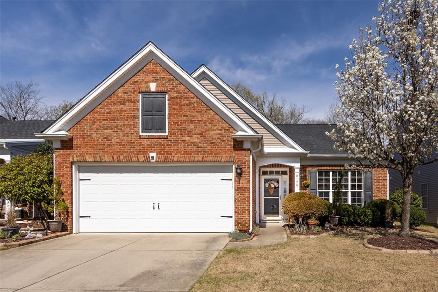 MULTIPLE OFFERS RECEIVED!  All offers due by 2:00 p.m. Sunday, March 12, 2023.   2 bed, 2 bath & Study ranch home in the highly desirable Auburn Place neighborhood. From the moment you enter, pride of ownership shows throughout. Plantation shutters on most windows! In addition to 2 Bedrooms, you have an office or study with French doors! Lovely open and airy floorplan that features an open kitchen,  breakfast, and Great Room w/gas fireplace and wall of windows plus formal dining room. Beautiful Kitchen includes  granite, stainless appliances, breakfast bar and breakfast area!  Refrigerator included!  Primary suite has fantastic walk in closet, tray ceiling, large shower and double sinks. Secondary room is spacious for when family or guests are in town.  Bright and airy sunroom looks over a mature private backyard with a patio!  Easy maintenance--HOA covers partial yard maintenance (front and sides). Roof (2015) Fantastic location!