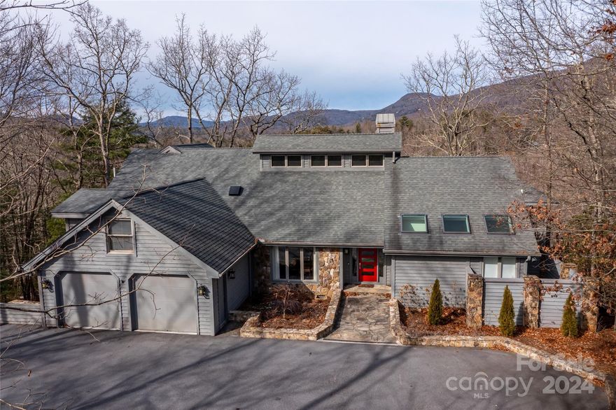 Not often do you find a house with acreage, a phenomenal view, and privacy in a deed-restricted community. Well, here it is! Over three acres, with a completely remodeled and refreshed home on a mostly usable parcel of land. Begin the WOW by entering the front door, then continue the journey with a view from almost every room on every level. With the primary suite on the main floor, soaring floor-to-ceiling stone fireplace in the great room, office, and a to-die-for kitchen. The lower level is spacious for family and guests. And the open decks and gazebo offer views galore.